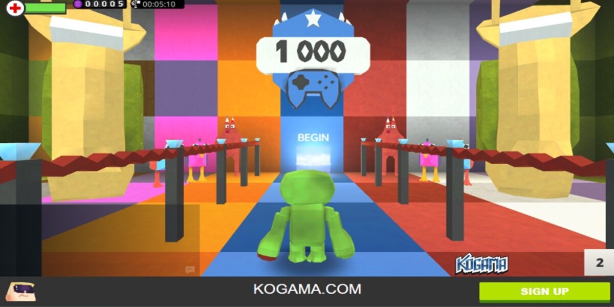 Kogama: Garden of BanBan Parkour: Y8
