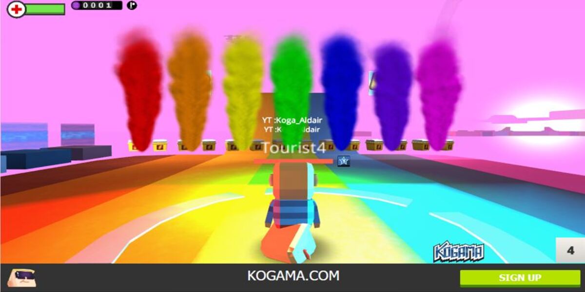 Kogama: Rainbow Run: Y8