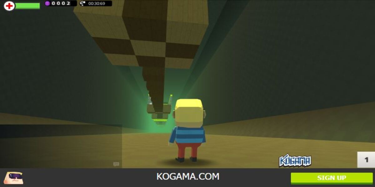 Kogama: Tunnel Pakour: Y8