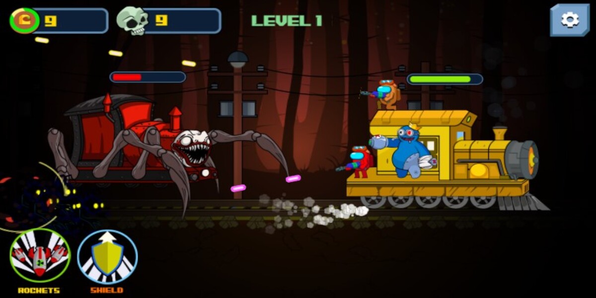 ChooChoo Charles: Friends Defense: Y8