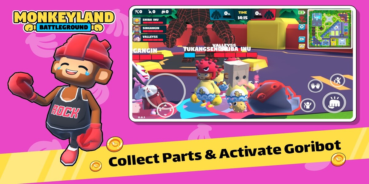 เกม Monkeyland Battleground