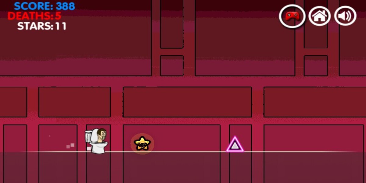 Skibidi Toilet Geometry Rush: Y8