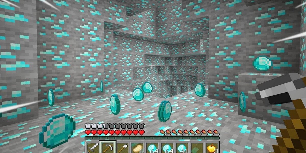 ค้นหาเพชรใน Minecraft 1.20