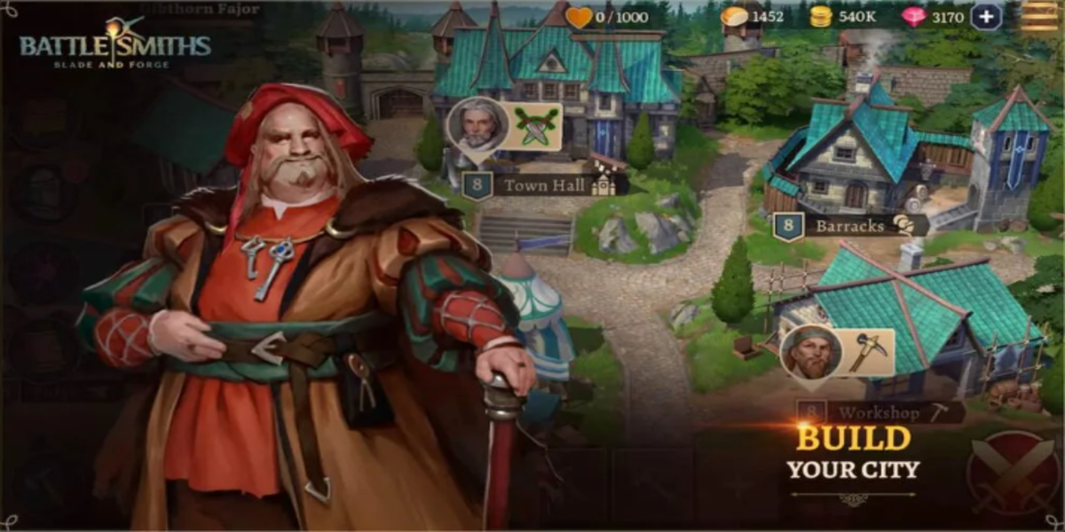 เกม Battlesmiths: Blade & Forge เกมมือถือ