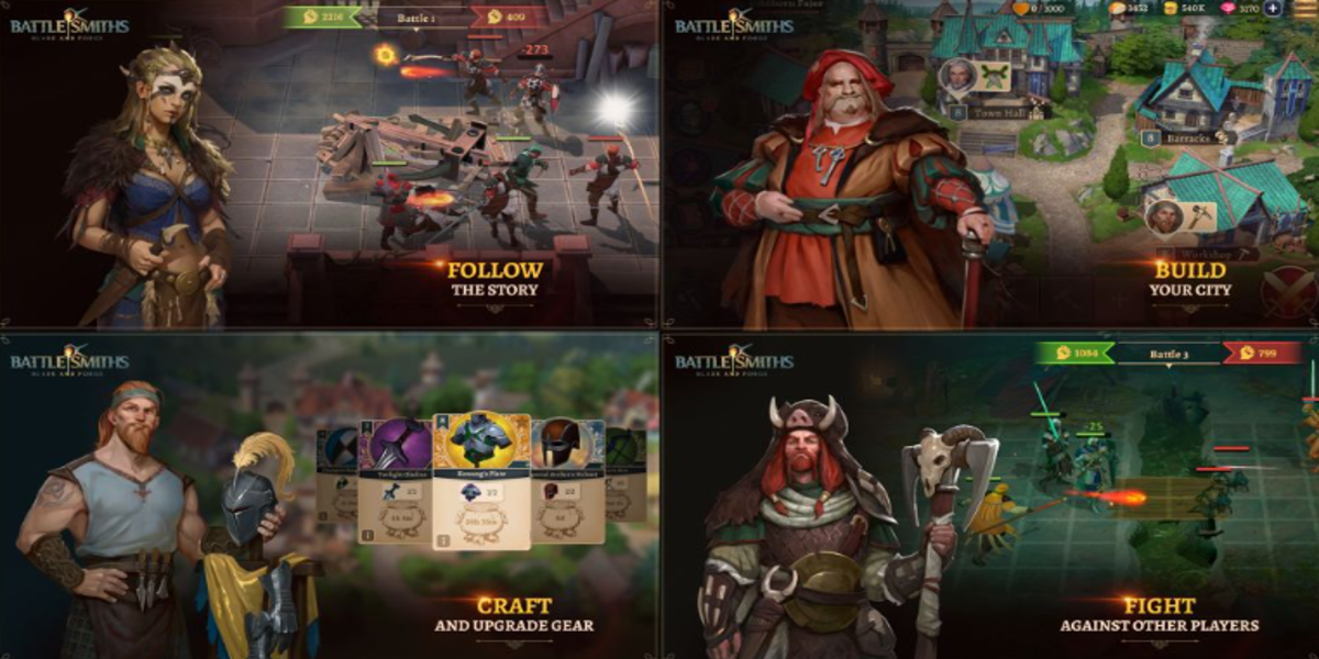 เกม Battlesmiths: Blade & Forge