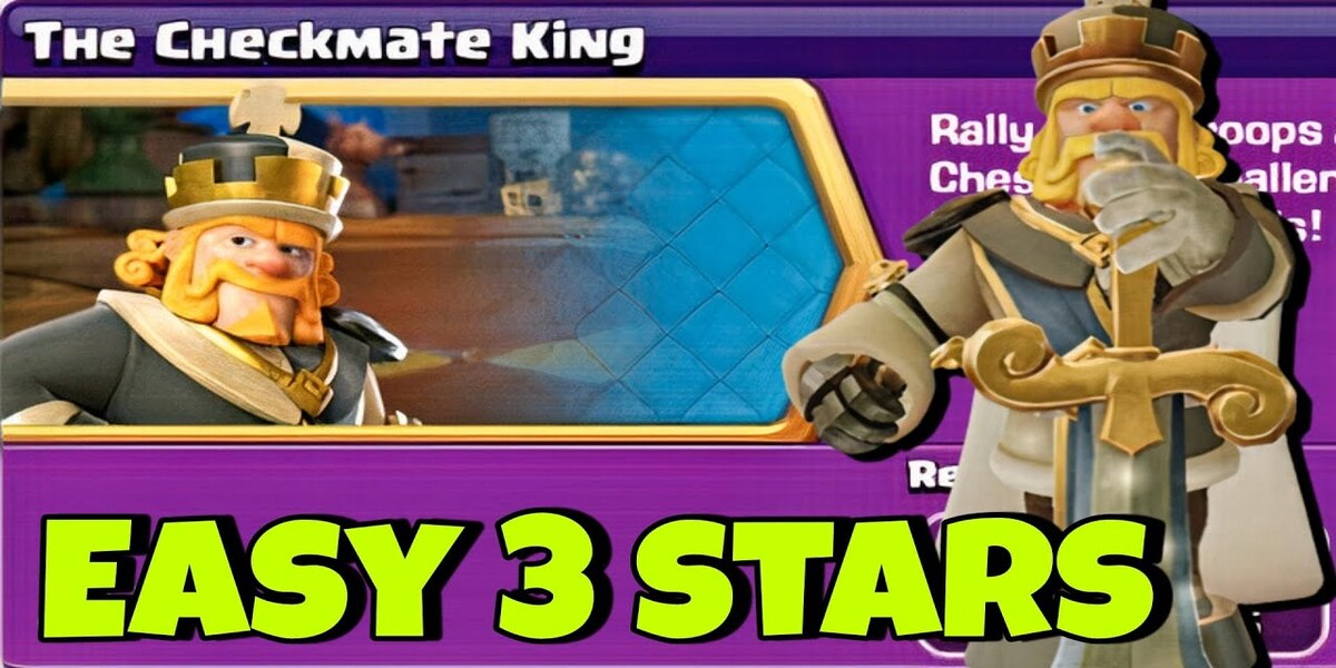 the Checkmate King ใน เกม Clash of Clans