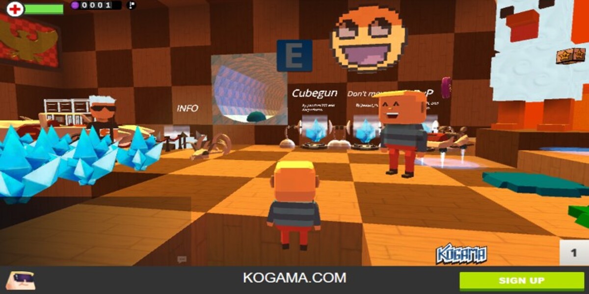 Kogama Chicken Parkour: Y8