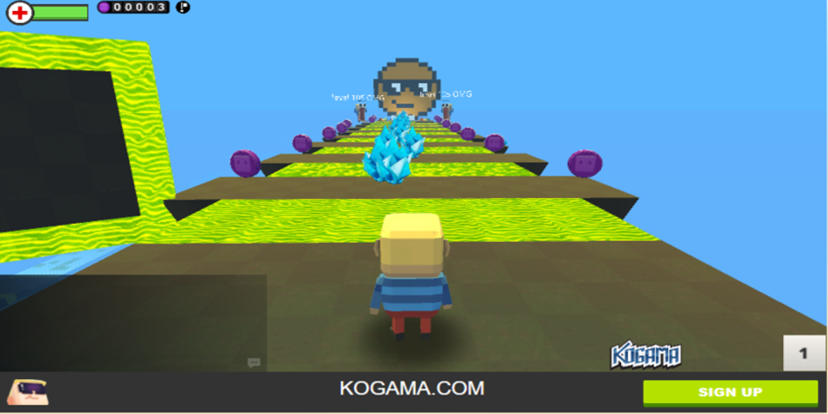 Kogama: Godzilla Parkour: Y8
