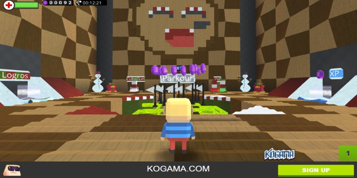 Kogama: Ice Parkour: Y8