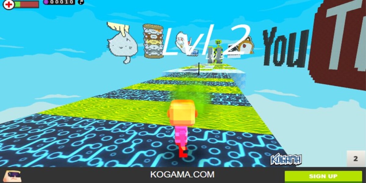 Kogama: Modercal Anime Parkour: Y8