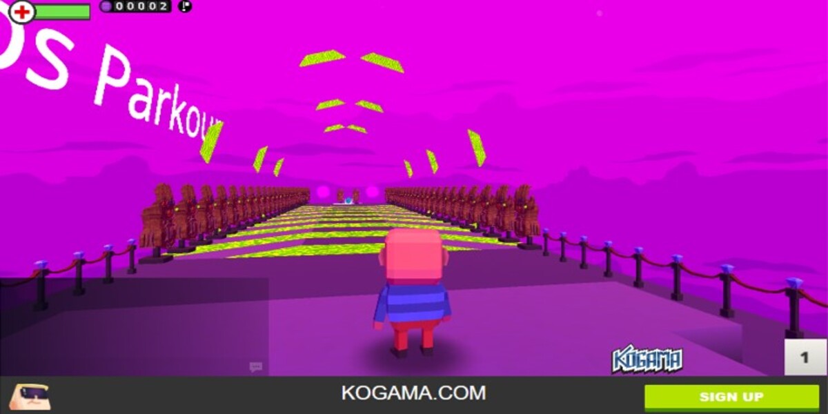 Kogama: Thanos Parkour: Y8