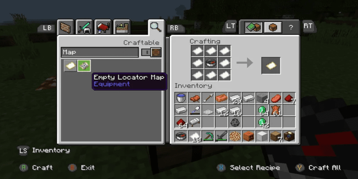 แผนที่ใหญ่ขึ้นในMinecraft