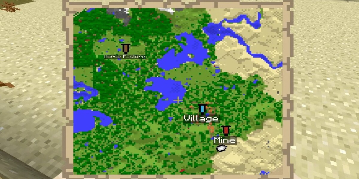 แผนที่ใหญ่ขึ้นใน Minecraft