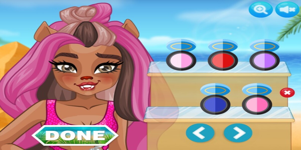 Monster School: Beach Party: Y8