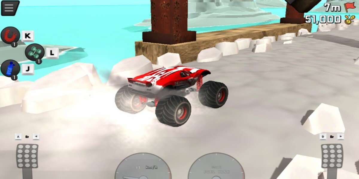 Monster Truck Stunt Racing: Y8