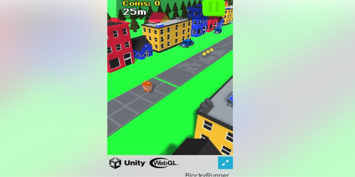 Blocky Runner: Y8
