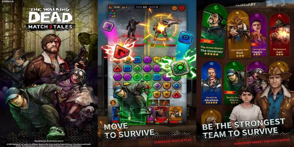 เกม The Walking Dead Match 3 Tales เกมออนไลน์
