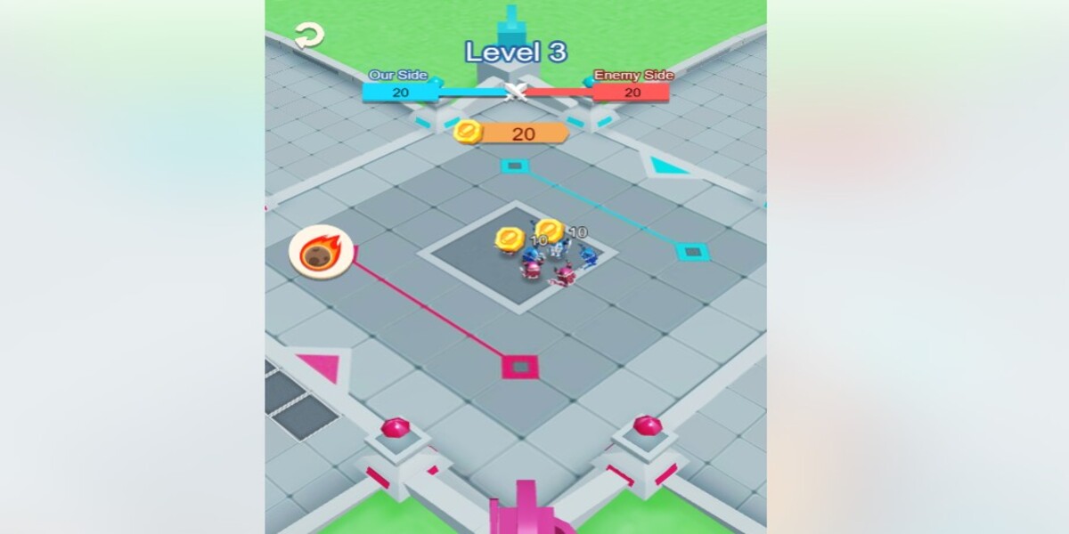 Crazy War: Merge Battle: Y8