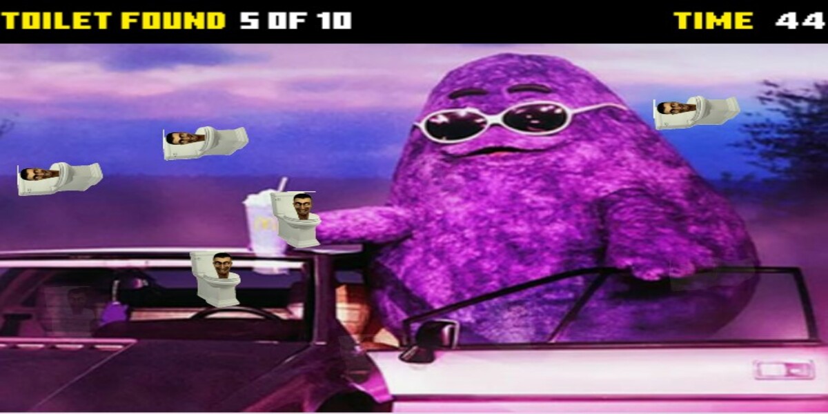 Grimace Shake Hidden Skibidi Toilet: Y8