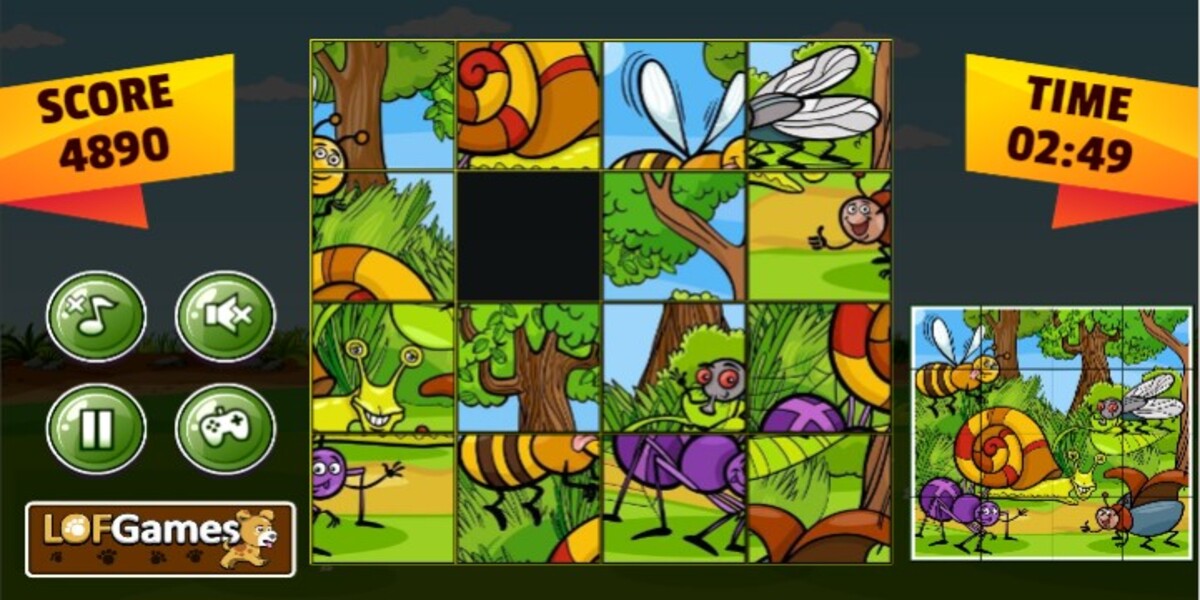 Insect Pic Puzzles: Y8