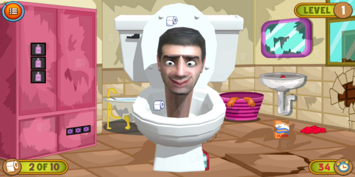 Skibidi Toilet Hidden Toilet Papers: Y8