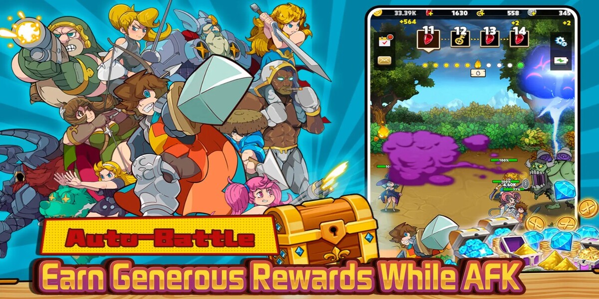เบต้า Tale of Sword idle เกมออนไลน์