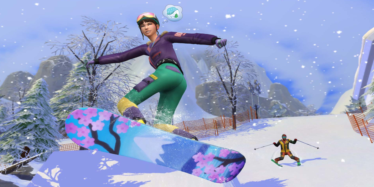 เกม The Sims 4 Snowy Escape เกมมือถือ
