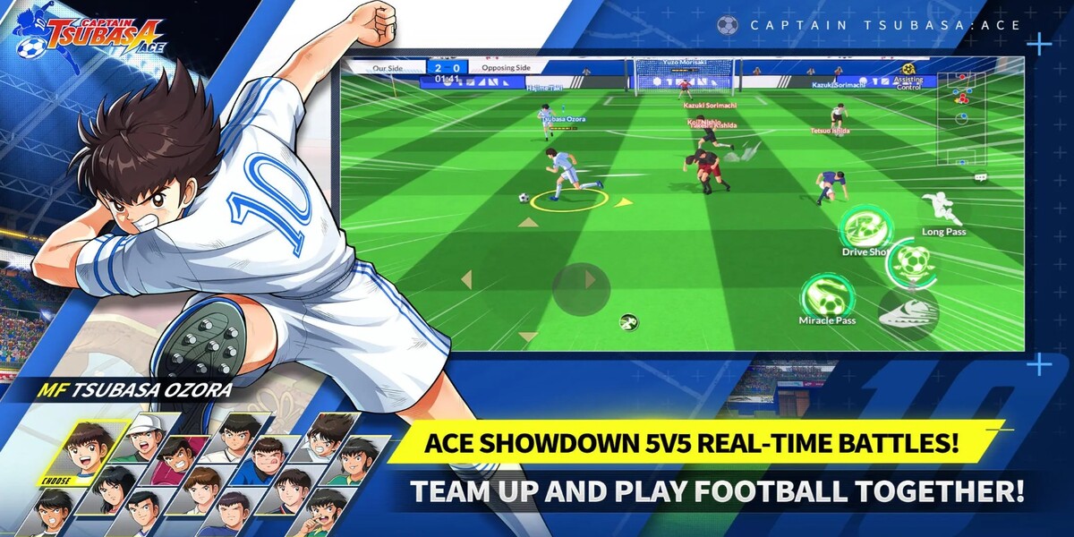 เกม Captain Tsubasa: Ace เกมมือถือ เกมส์