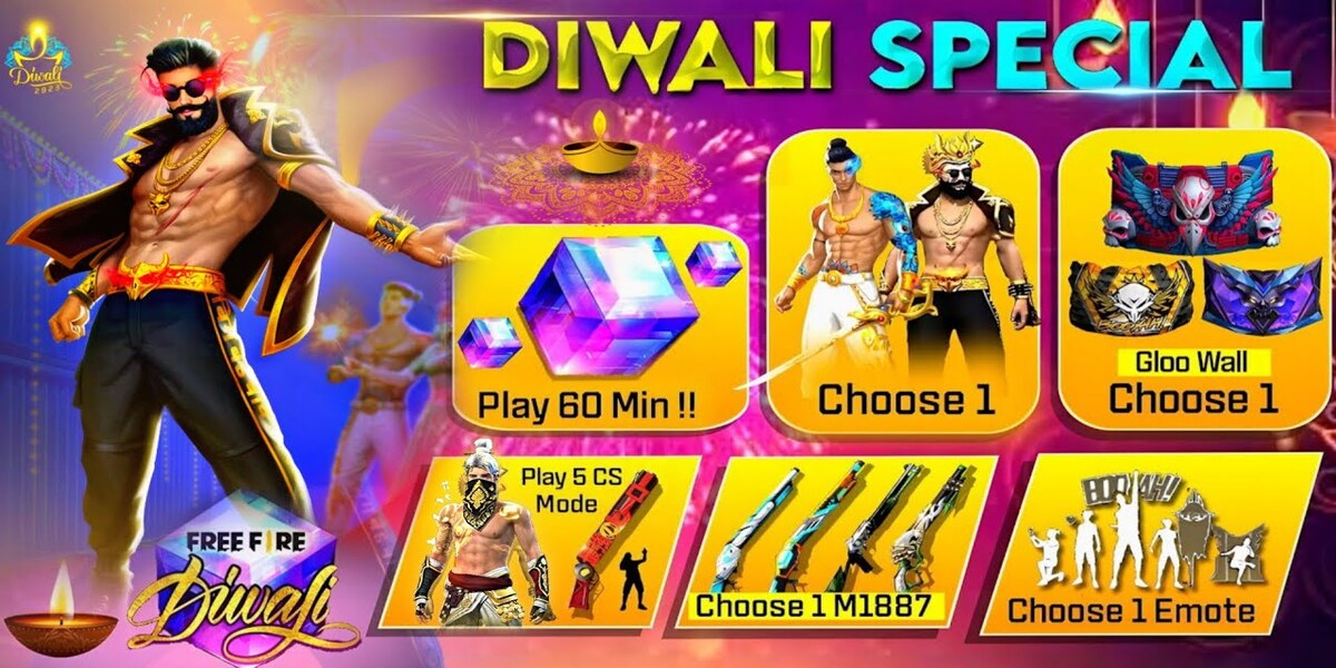กิจกรรม Diwali ใน Free Fire 2023