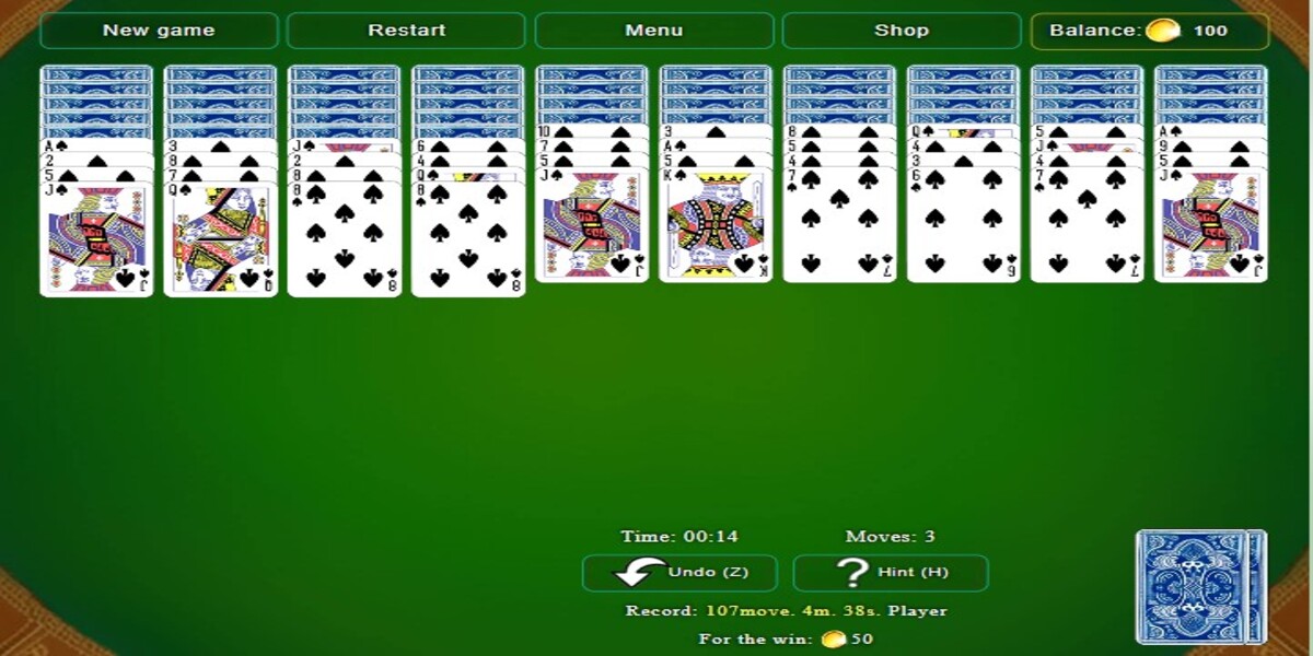 Solitaire Spider and Klondike: Y8