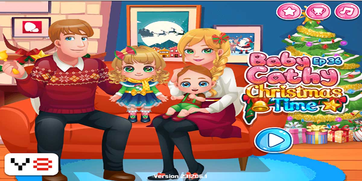 Baby Cathy Ep36: Christmas Time : Y8