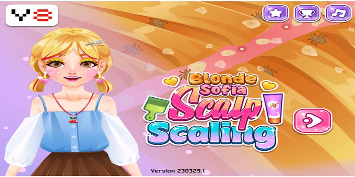 Blonde Sofia: Scalp Scaling: Y8
