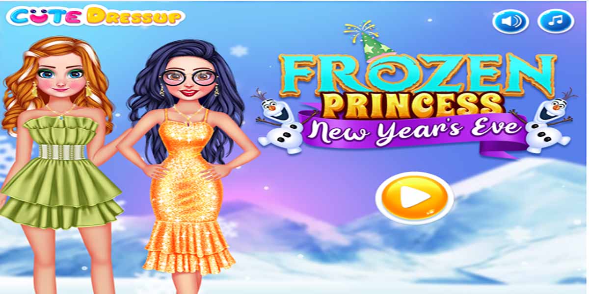 Frozen Princess New Year's Eve: Y8