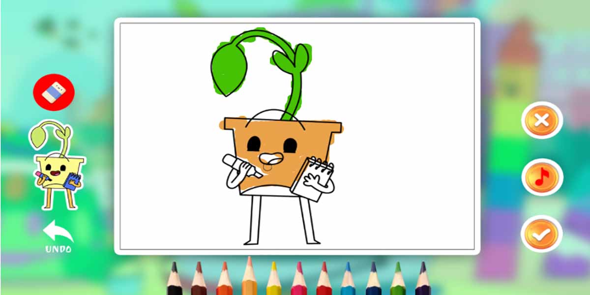 Ba Da Bean Coloring Book: Y8 2