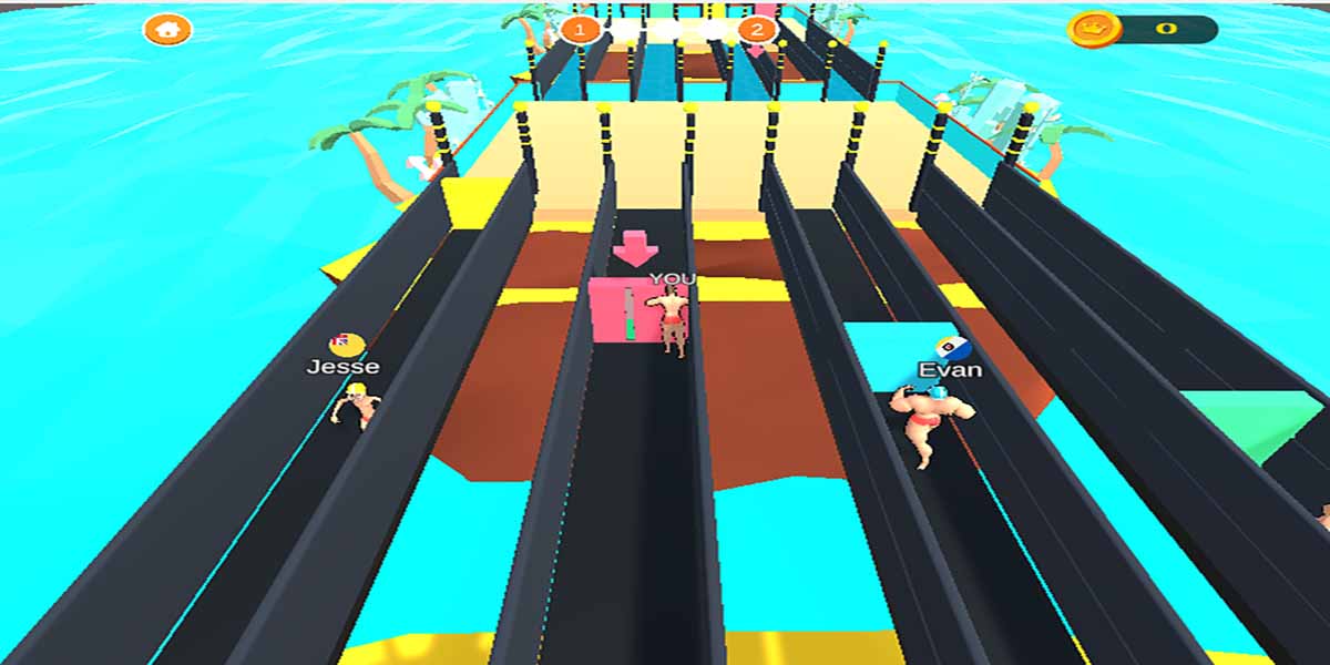 Muscle Runner Rush Race 3D: Y8 2