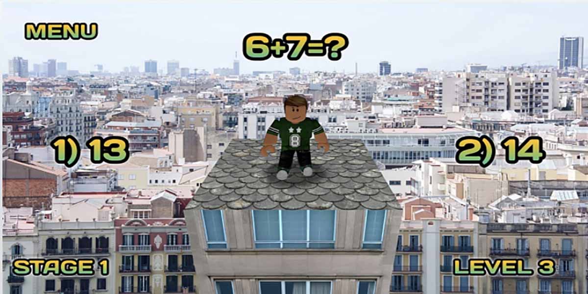 Parkour Roblox: Mathematics: Y8 2