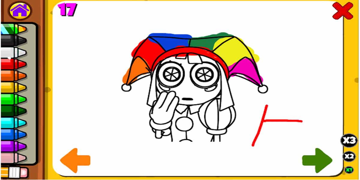 Pomni Coloring Book: Y8 2