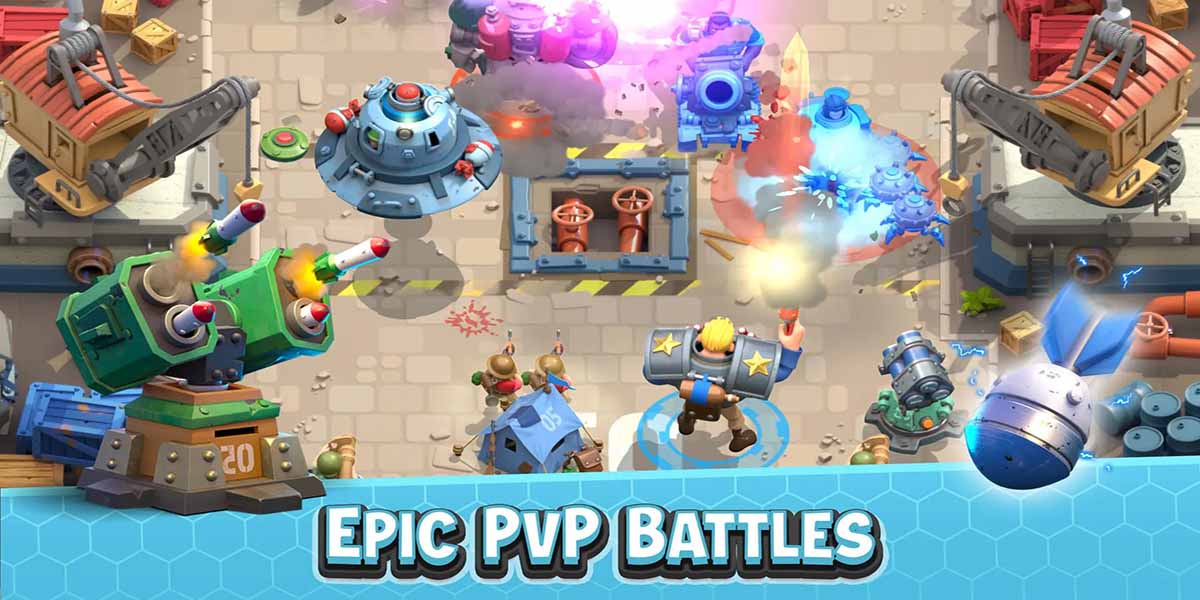 Rebel Bots: Epic War PvP RTS 2