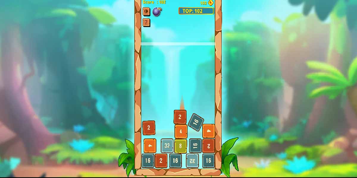 Tropical Cubes 2048: Y8 2